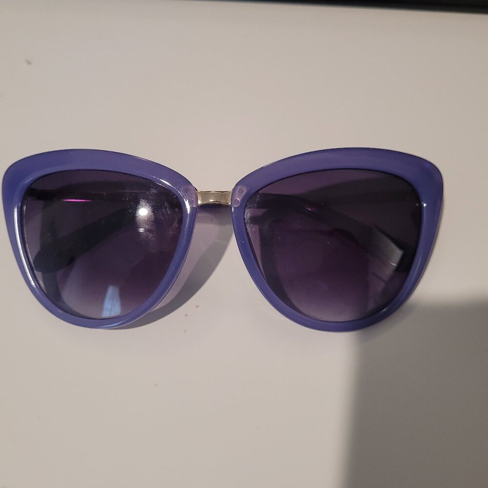 Kate Spade Cissy Blue Black Purple Cat Eye Sunglasses